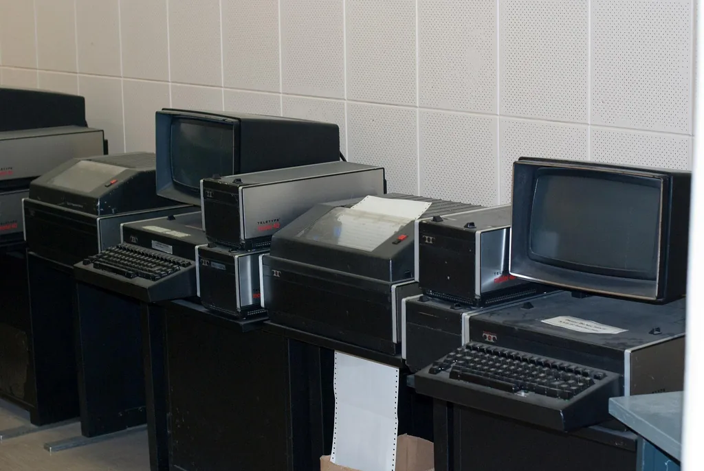Teletypewriters in a Canadian Emergency Government Headquarters .