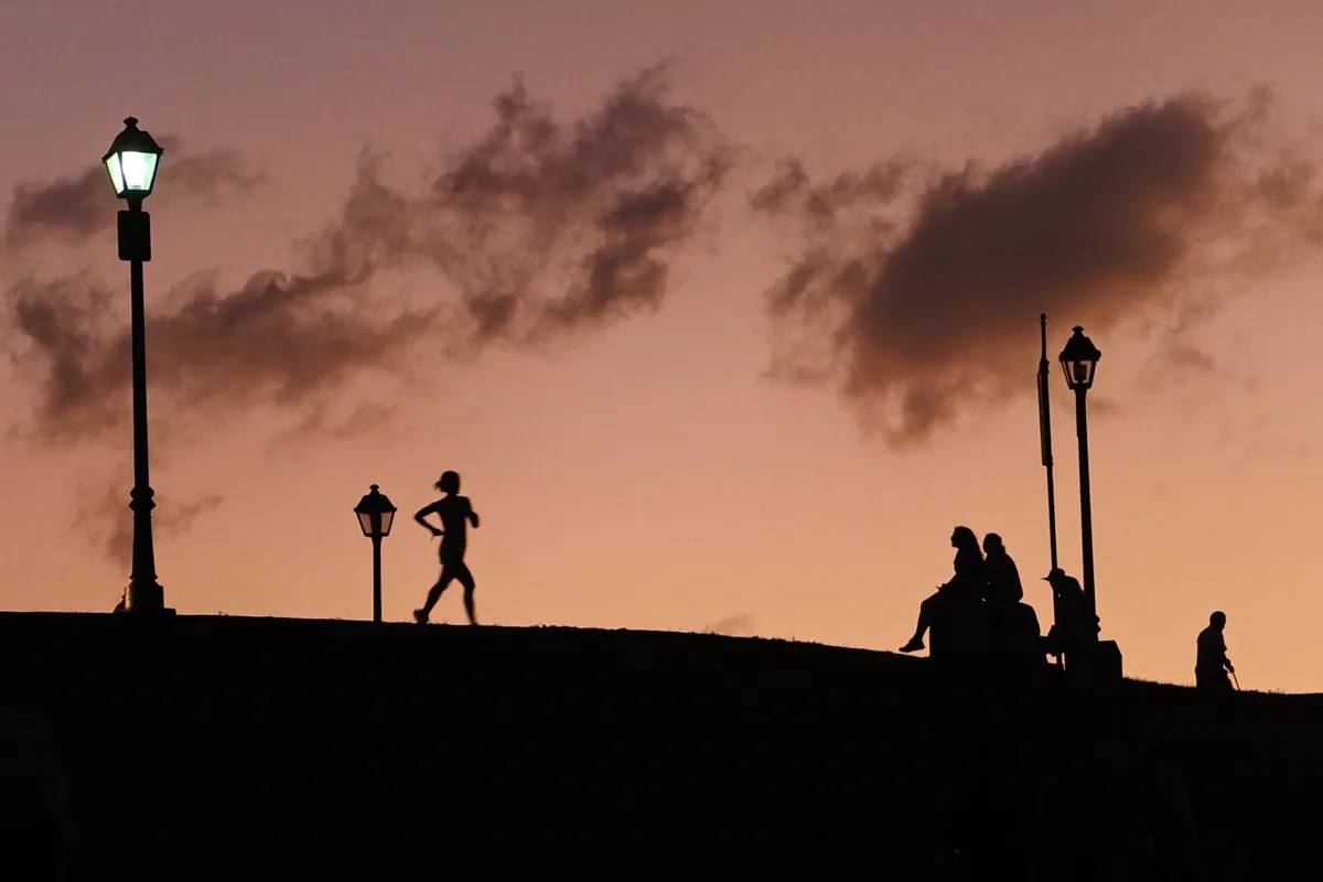 Castillo San Felipe del Morro at sunset, Old San Juan, Puerto Rico .