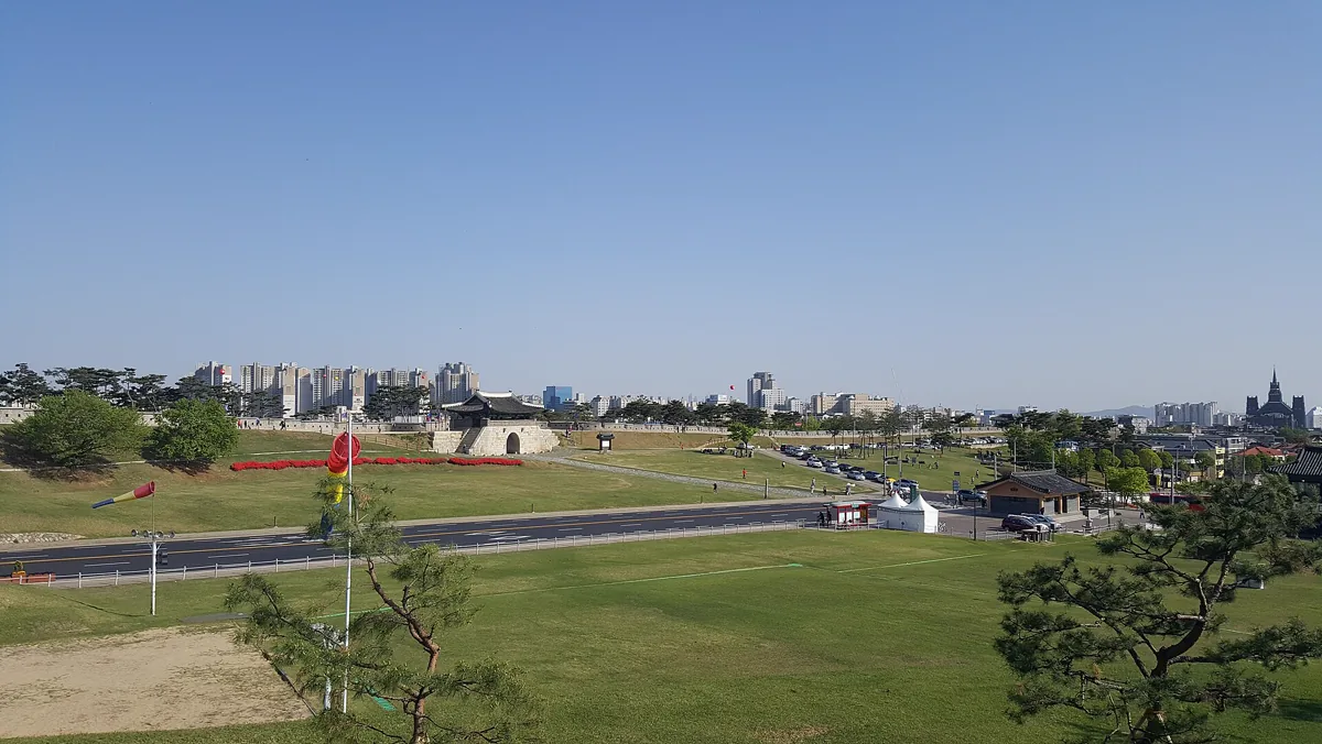 Changnyongmun gate in Hwaseong Fortress