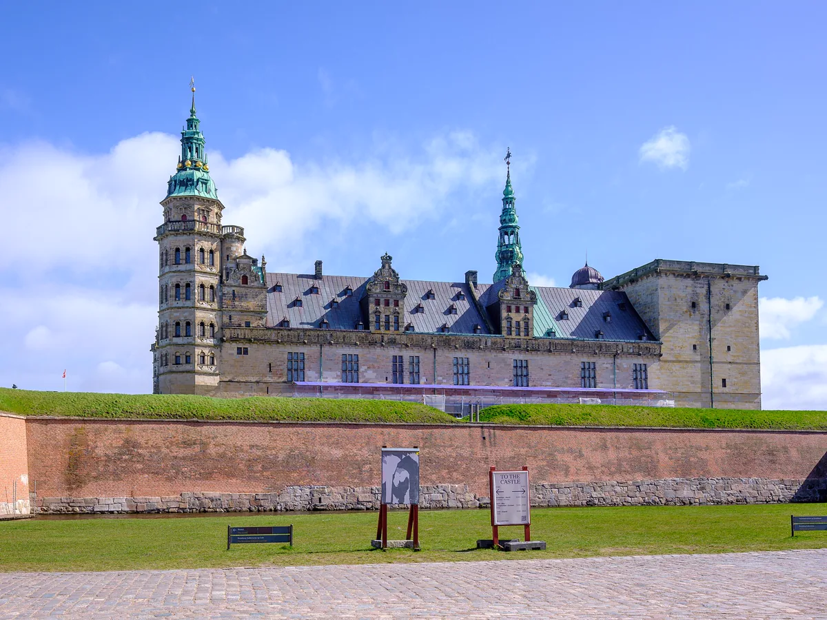 Kronborg is a castle and historical stronghold in the town of Helsingør, Denmark. Immortalised as Elsinore in William Shakespeare's play Hamlet, Kronborg is one of the most important Renaissance castles in Northern Europ