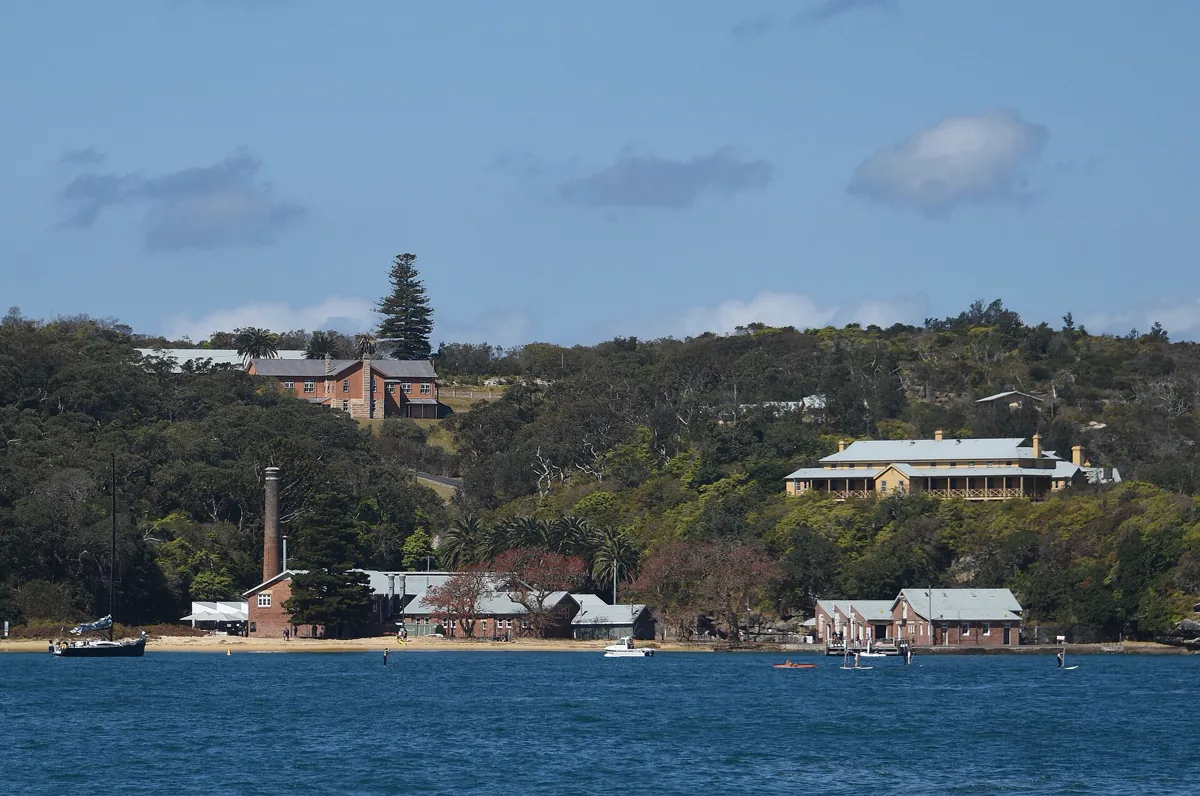 North Head Quarantine Station, Manly, Sydney, seen from Manly ferry