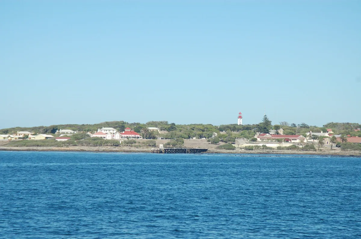 The town on Robben Island
