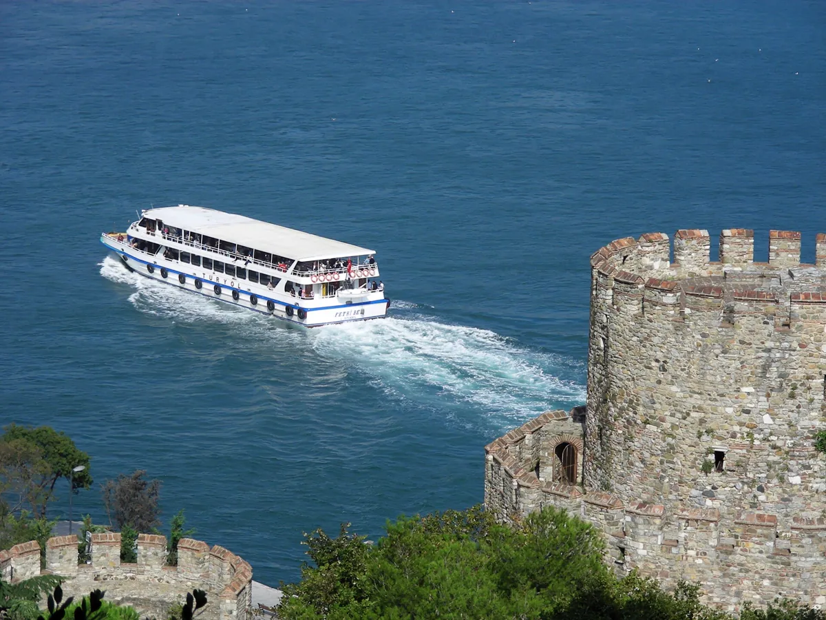 500px provided description: Rumeli Fortress Istanbul Turkey [#sky ,#landscape ,#sea ,#water ,#travel ,#island ,#ocean ,#vacation ,#tourism ,#architecture ,#summer ,#building ,#view ,#sight ,#castle ,#top ,#seashore ,#out